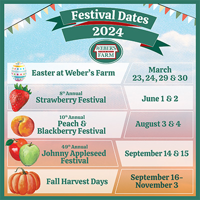 Explore our line-up of 2024 Events at Weber's Farm in Parkville, MD