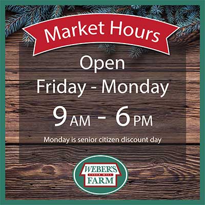 Check out our current market hours!
